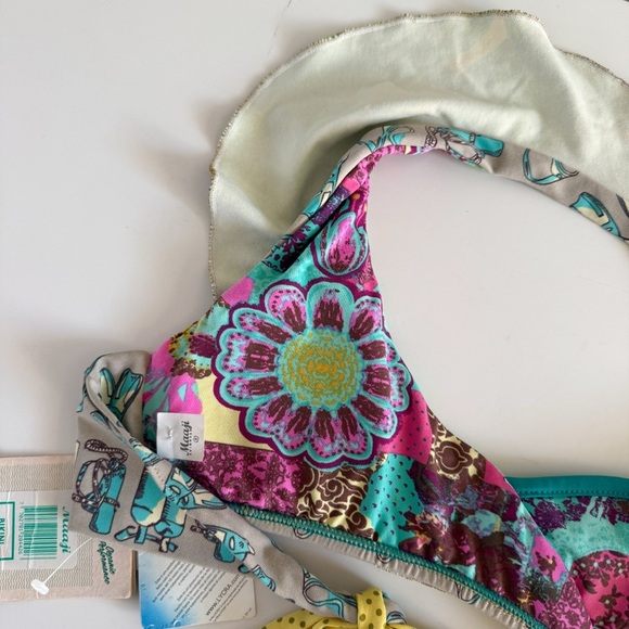 New! MAAJI • Bias Splash Bikini Top - Picture 9 of 14